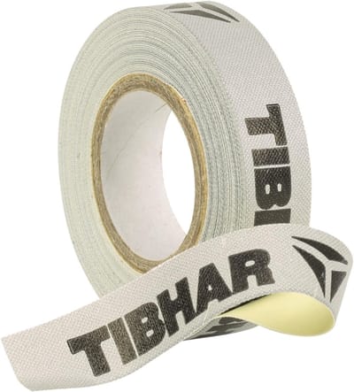Tafeltennis Randtape - Beschermende Tape - Bladrand Beschermen - Zelfklevend Robuust - 12mm x 5m - Grijs