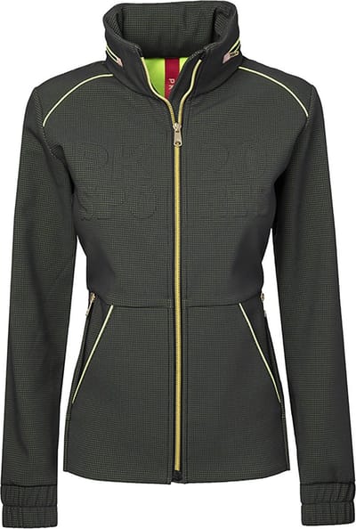 PK International - Softshell - Jacket - Powerman - Charcoal - Donkerblauw/Grijs - S/36
