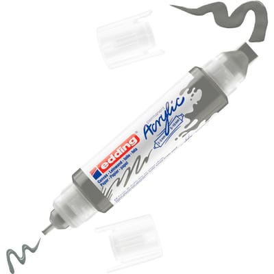 Edding 5400 3D double liner - Acrylmarker - Antraciet (926)