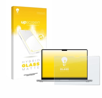 upscreen - Screenprotector voor Apple MacBook Pro 14" 2024 / 2025 / 2026 - Folie Beschermfolie Beschermglas matte