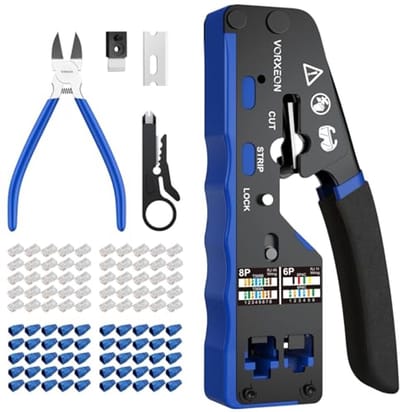 Krimptang voor RJ45 en RJ11 netwerk kabels - Probeer nu deze veelzijdige tool!