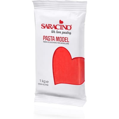 Masa Do Modelowania Czerwona 1 Kg Saracino
