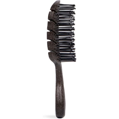 Brosse plate MINI PADDLE - IDC - Démêlant - À base de café - Tous types de cheveux - Douceur et brillance