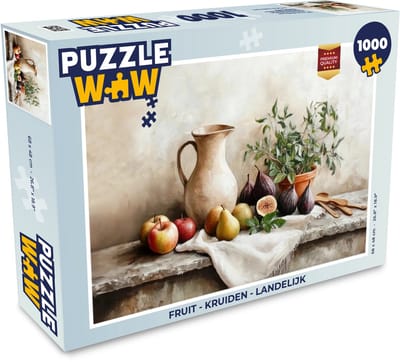 Puzzel Fruit - Kruiden - Landelijk - Legpuzzel - Puzzel 1000 stukjes volwassenen
