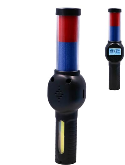 Alcohol-ademtester - Digitale alcoholtester - Alcoholtester met Engelse gesproken aankondiging - Draagbare alcoholtester - Contactloze ademtester - Veilig en hygiënisch - Geschikt voor bestuurders - Veilig rijden voor mannen, vrouwen en gezinnen