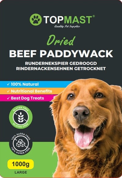 Topmast - Nekspier - 1 Kilo - Traktatie Hond - Kauwsnack - 100% Rund - Voordeelverpakking