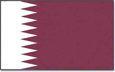 CHPN - Vlag - Vlag van Qatar - Qatarese vlag - 90/150CM - Qatar - Vlag van Qatar - Arabisch emiraat - Doha