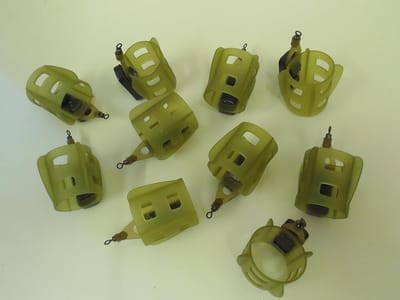 Voerkorf Vissen - Feeders Vismateriaal - Vissen in Rivieren - Robuuste Voederstations - 25 gram - Wolfraam