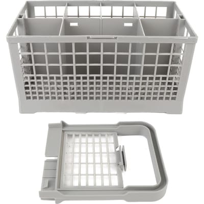 Panier Lave-vaisselle PP Résistant aux Hautes Températures Anti-Corrosif Rangement Classifié Lave-vaisselle gray