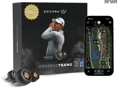 RFWR® Slimme sensoren voor golfspel tracking en AI-aangedreven afstandsmeting