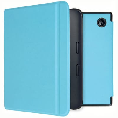 imoshion Slim Hard Case Bookcase voor de Kobo Libra 2 / Tolino Vision 6 - Lichtblauw