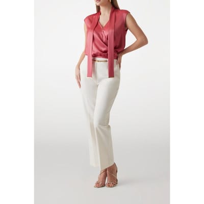 GUESS Linda Wrap Top Flowering Peony Größe: 38 | Blusen Outlet | Damen