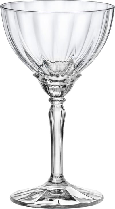 Bormioli Rocco Florian Champagnecoupes 24 cl / 240 ml | Set van 4 Stuks | Champagneglazen voor Champagne en Cocktails | Glas | Vaatwasserbestendig