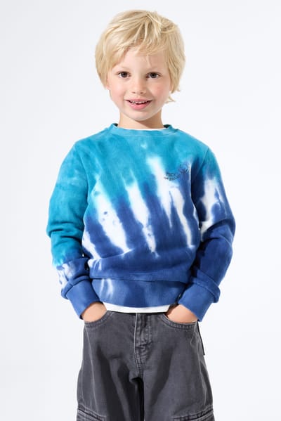GARCIA Jongens Print Sweater Blauw Lange mouw