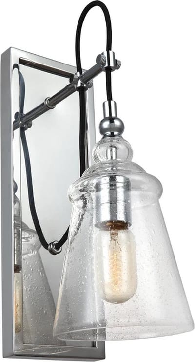 Feiss LED Wandlamp Loras | 1X E27 Max 60W | Chrome