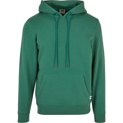 Urban Classics - Organic Basic Hoodie/trui - S - Groen