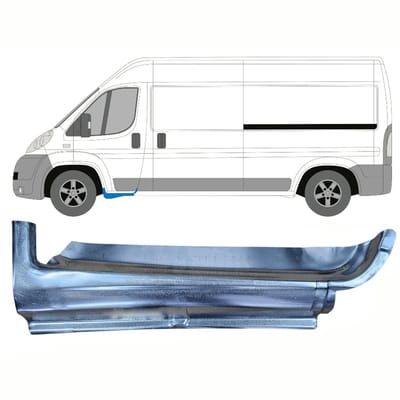 Reparatie dorpel voorste deuren voor Peugeot Boxer 2006-2025 / Links