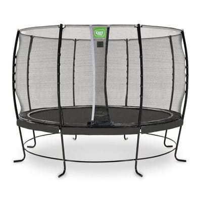 EXIT Lotus Classic Trampoline ø366cm - Op Poten - Rond - Trampoline Buiten - Voor Kinderen - Zwart