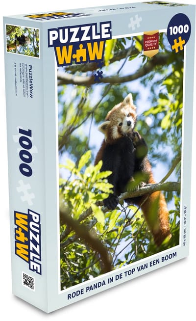 Puzzel Panda - Planten - Boom - Legpuzzel - Puzzel 1000 stukjes volwassenen