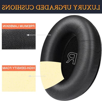 Lambskin Vervangende Oorkussens voor Bose A30 Hoofdtelefoon, Comfortabele Oorkussens met Geluidsisolatie en Zacht Leer