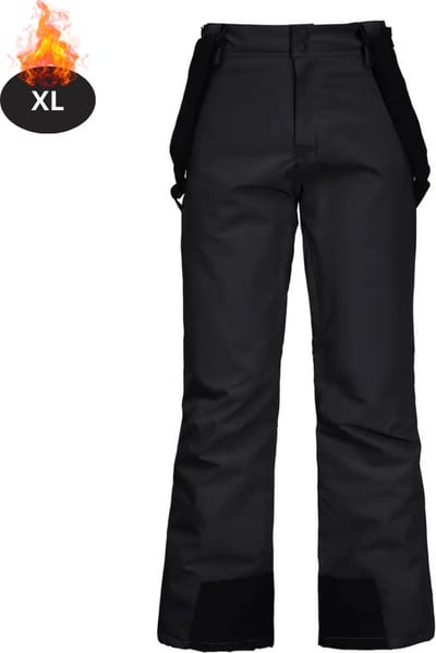 Livano Skibroek - Skipak - Snowboard Broek - Winterbroek - Sneeuwbroek - Dames - Wintersport - Zwart - Maat XL
