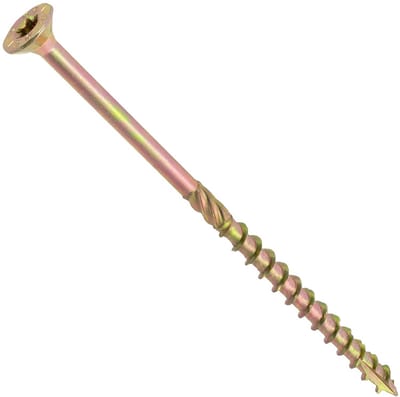 Set van 25 Gegalvaniseerde Houtschroeven Ø 6 x 120 mm met Verzonken Kop en TX30 Aandrijving