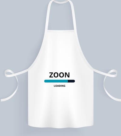 Akyol - zoon loading Keukenschort - Zoon - ochtendkoffie laden - verjaardagscadeau - verjaardag - cadeau - cadeautje voor zoon - zoon artikelen - kado - geschenk - gift - 82 bij 71 cm