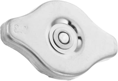 Radiatordop Motor - Koelsysteem Dop - Motoronderhoud - Roestvrij Staal - 6.7 x 4.3 cm - Zilver