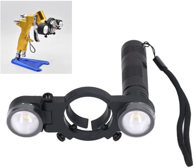 Allecto - Verlichtingssysteem voor spuitpistool - Universeel licht - Draagbaar en eenvoudig te bedienen - Compact formaat - Geschikt voor schilderw...