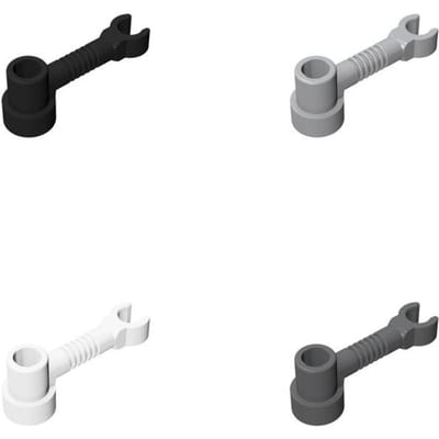 10 pièces Briques de construction 4735 Brique 1x3 avec clip-stud réceptacle (Bras Robotique) fonctionne avec des Jouets à Composants Technologiques axés sur l'Apprentissage 10PCS