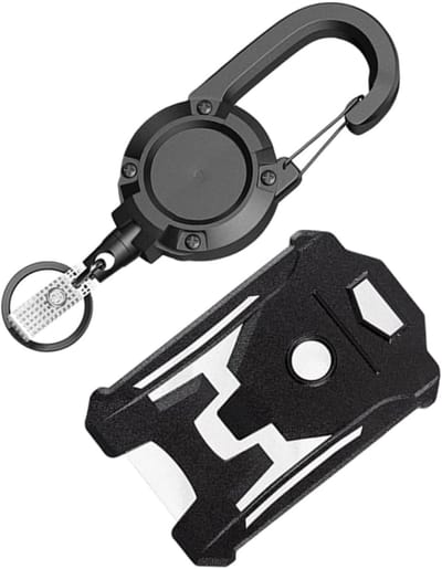 Kaarthouder Set - Badgehouder Kantoor - Veilig Kaarten Bewaren - Met Intrekbare Clip - 10.3 x 6.8 cm - Transparant