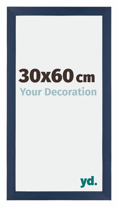 Your Decoration - Fotolijst 30x60 cm - MDF - Donkerblauw Geveegd - Mura