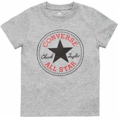 Converse Jongens T-shirt - Dark Grey Heather - Maat 98/104