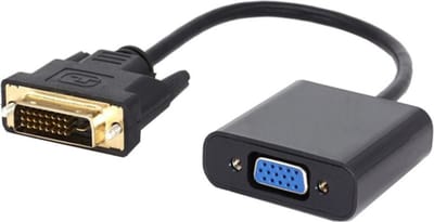 DVI-D To Vga Adapter Zwart