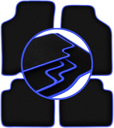 CARLUX-BLUE automatten voor: Kia Sephia I sedan (1994-1997)