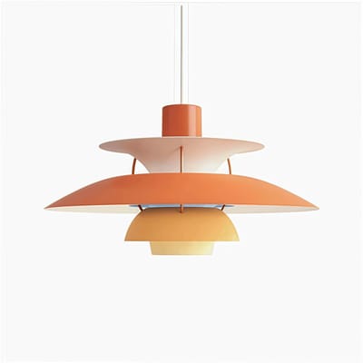 Hanglamp Creatieve Moderne Minimalistische Eenvoud Kroonluchter Denemarken Ontwerp Hanglamp Voor Eetkamer Woonkamer Keuken Restaurant Opslag Koffie Kantoor Versieren 50 cm - (Oranje)