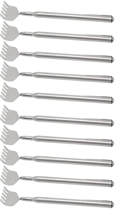 Dailygoods- Ruggenkrabber Uitschuifbaar - Telescopische Handgreep - Opvouwbaar - Draagbaar - Voor Jeukverlichting - Metalen Constructie - Backscratcher
