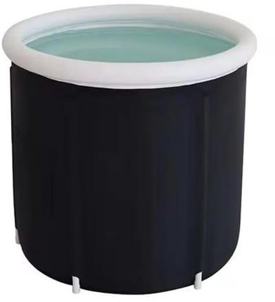 Norvia - IJsbad - Opvouwbaar IJsbad - Draagbaar Koudwaterbad - Dompelbad - Ø 70 CM - Voor Binnen En Buiten - 3 Laags PVC
