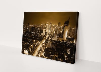 Jakarta | Indonesië | Steden | Canvasdoek | Wanddecoratie | 30CM x 20CM | Schilderij | Foto op canvas