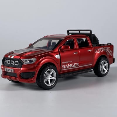 1:32 Ford Ranger Raptor Stijl Off Road Pick-up F350 Livery Editie Legering Spuitgietmodel Auto Bureau Display Verzamelaar Ornaments brown