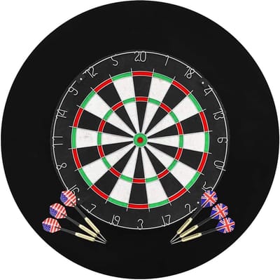 Professionele Dartbord met 6 Dartpijlen en Surround