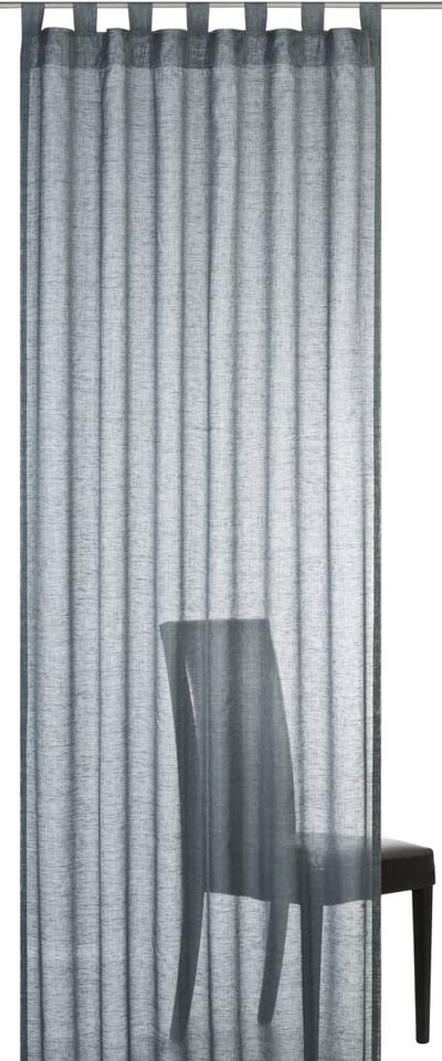 Elbersdrucke Gordijn met lussen Effecto 255x140 cm antraciet