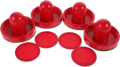 Airhockey Pucks - Spel Accessoires - Tafelspel - Soepele Beweging - Set van 4 - Multi