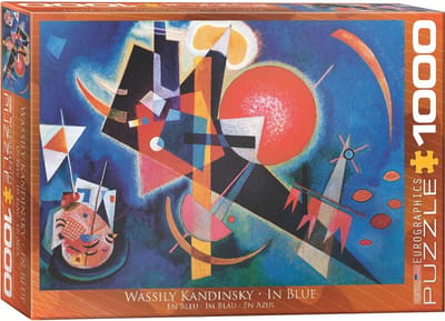 Eurographics - In Blauw [Im Blau] - Wassily Kandinsky - 1000 stukjes 68×48cm (b×h) - Fine Art Legpuzzel