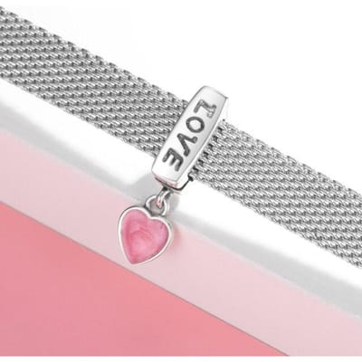 Véritable Argent Sterling 925 Clips Perles Pendentifs Forme Panda Ballon Tortue Compatibles Breloques Bracelet Reflexions Original Fabrication de Bijoux white