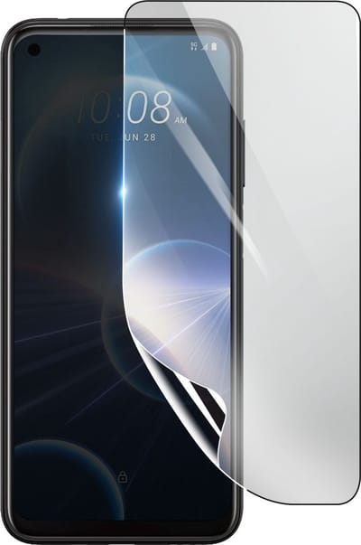 3mk, Geschikt voor HTC Desire 22 Pro, Schokbestendige Hydrogel Screenprotector, Transparant