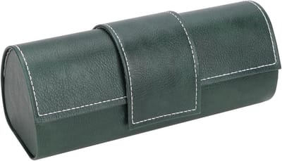 Extra Grote Zonnebril Koker - Opbergtas Bril - Zonnebril Beschermen - Hardshell Constructie - 16.5 cm - Groen