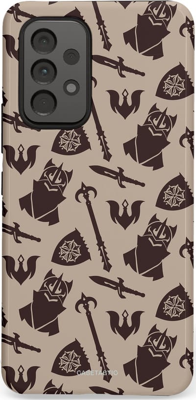 Casetastic Hoesje Geschikt voor Samsung A53 - Stijlvolle Beschermende Duo-layer Case - Eeuwige paladin