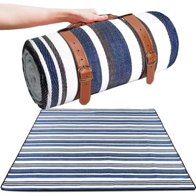 200x200cm Picknickkleed Waterafstotend Opvouwbaar Strandkleed Buitengebruik Kleed voor Kamperen Reizen Strand Wandelen Slaapmat Kampeermat 150x200cm brown