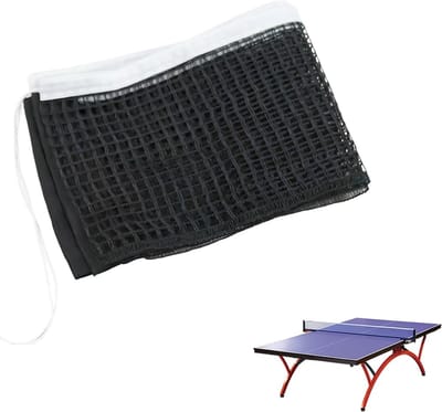 Tafeltennisnet - Pingpongnet - Sport en spel - Draagbaar en inklapbaar - 18 meter - Zwart